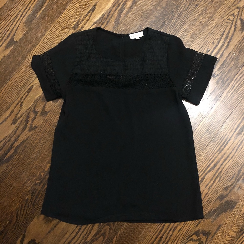 Crescent dress top